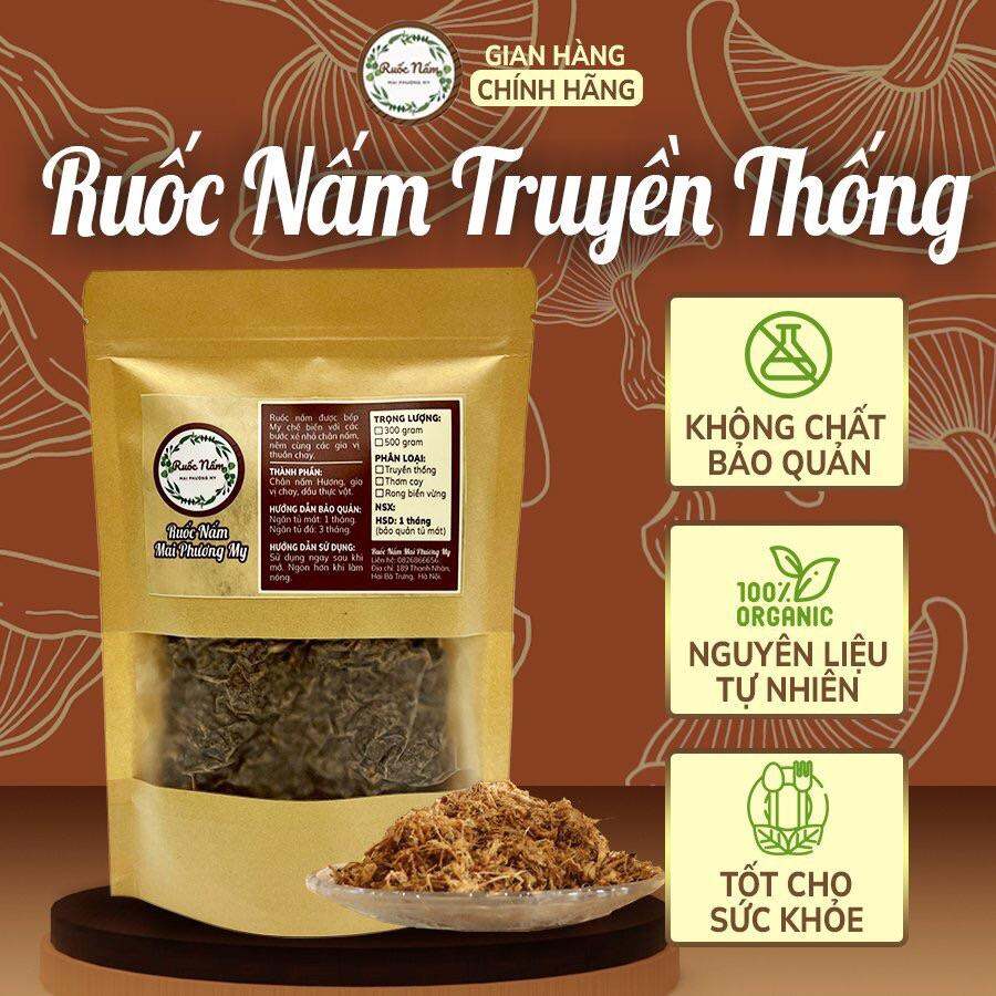 1kg Ruốc nấm hương chay vị truyền thống