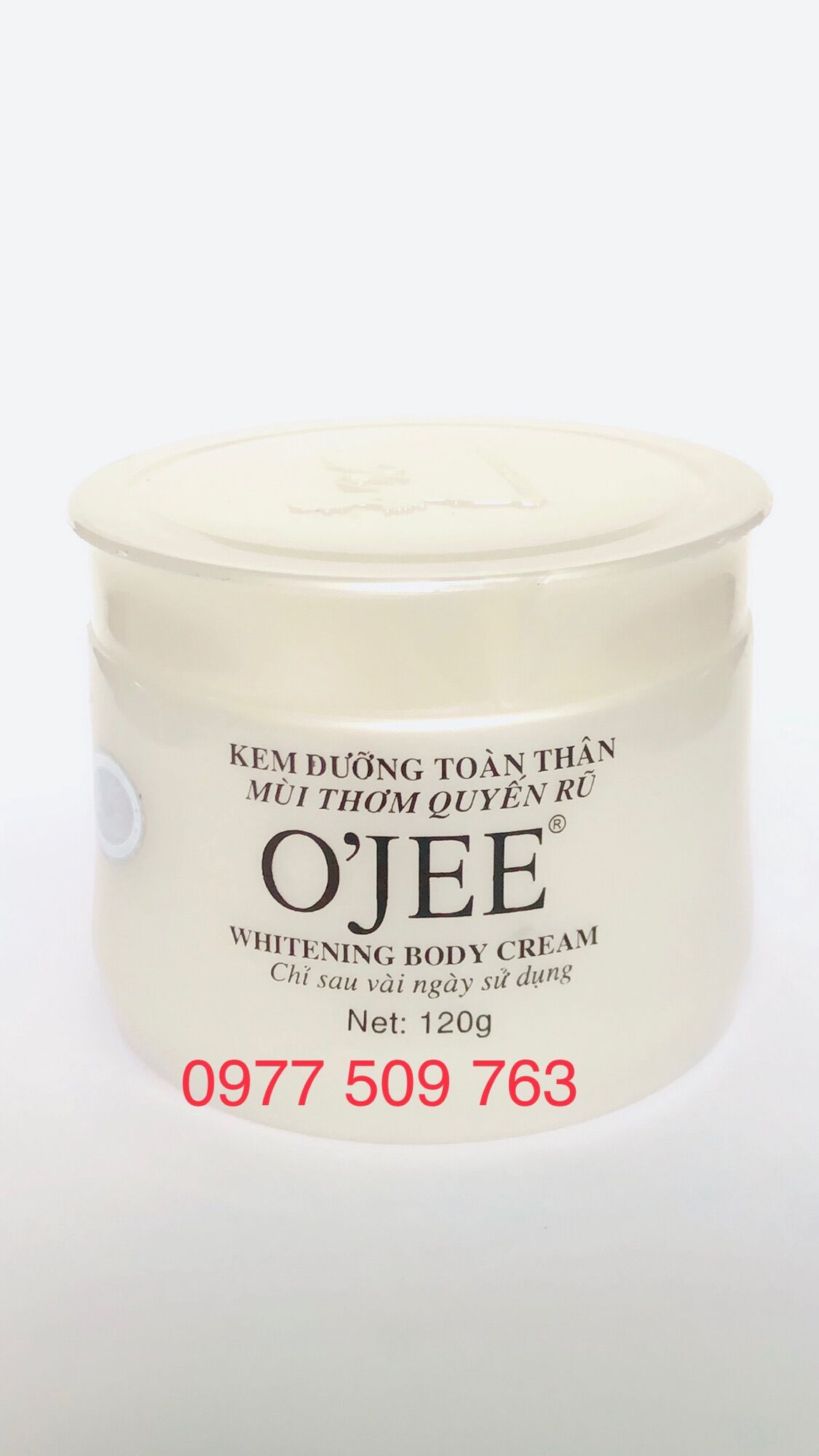 Kem dưỡng trắng da body ojee giữ ẩm ngùa lão hóa da 120gr