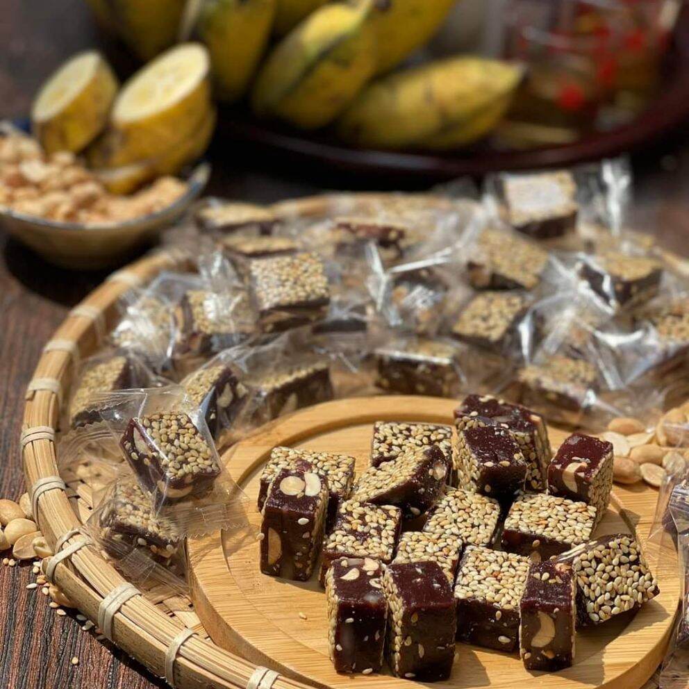 Kẹo chuối mè gừng mix dừa non 1kg
