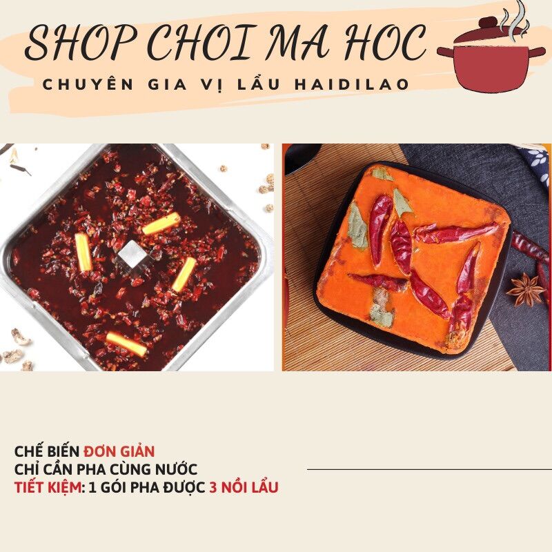 Cốt lẩu tê cay Trùng Khánh (400g)