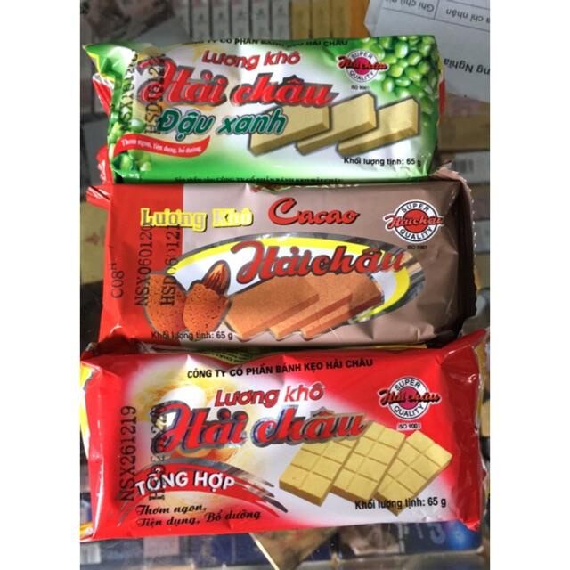 Combo 10 thanh lương khô hải châu mix các vị