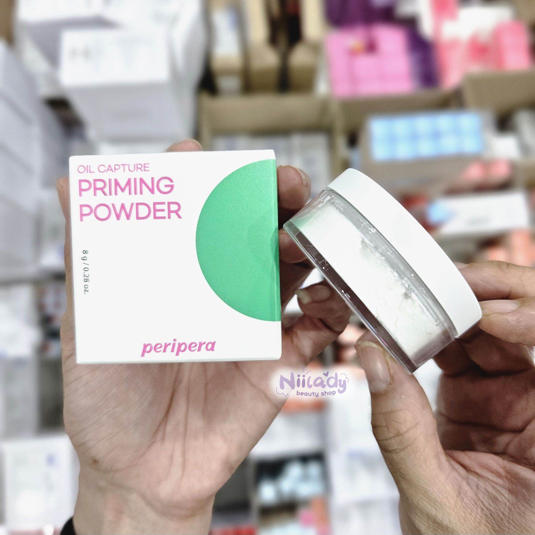 Phấn phủ Peripera Oil Capture Priming Powder/ Setting Pact/ Cooling Powder