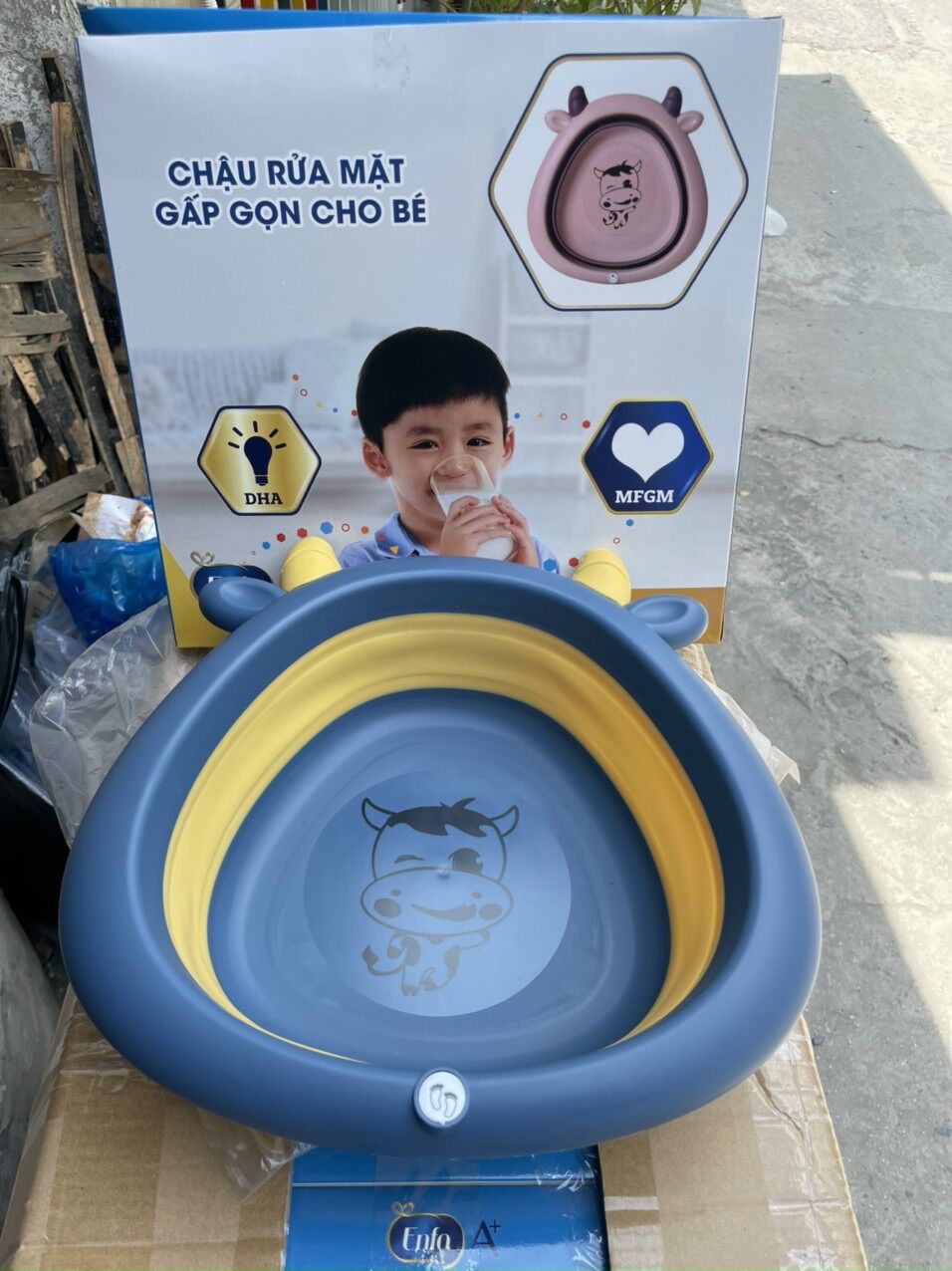 ——Thau rửa mặt gấp gọn -hkm enfa