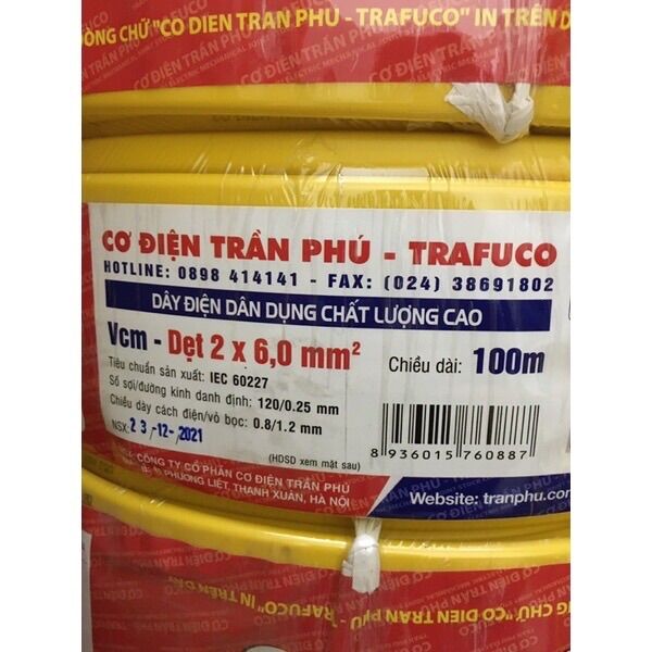 Dây điện 2x6 tp