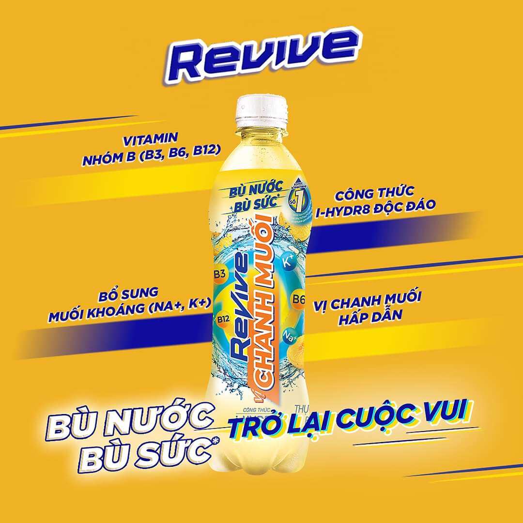 Nước điện giải revive màu vàng