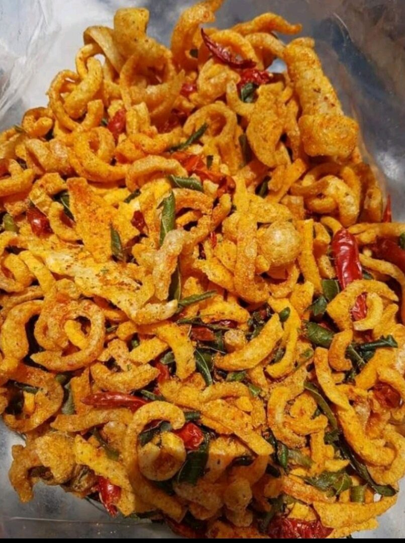 500gram da heo chiên giòn lá chanh