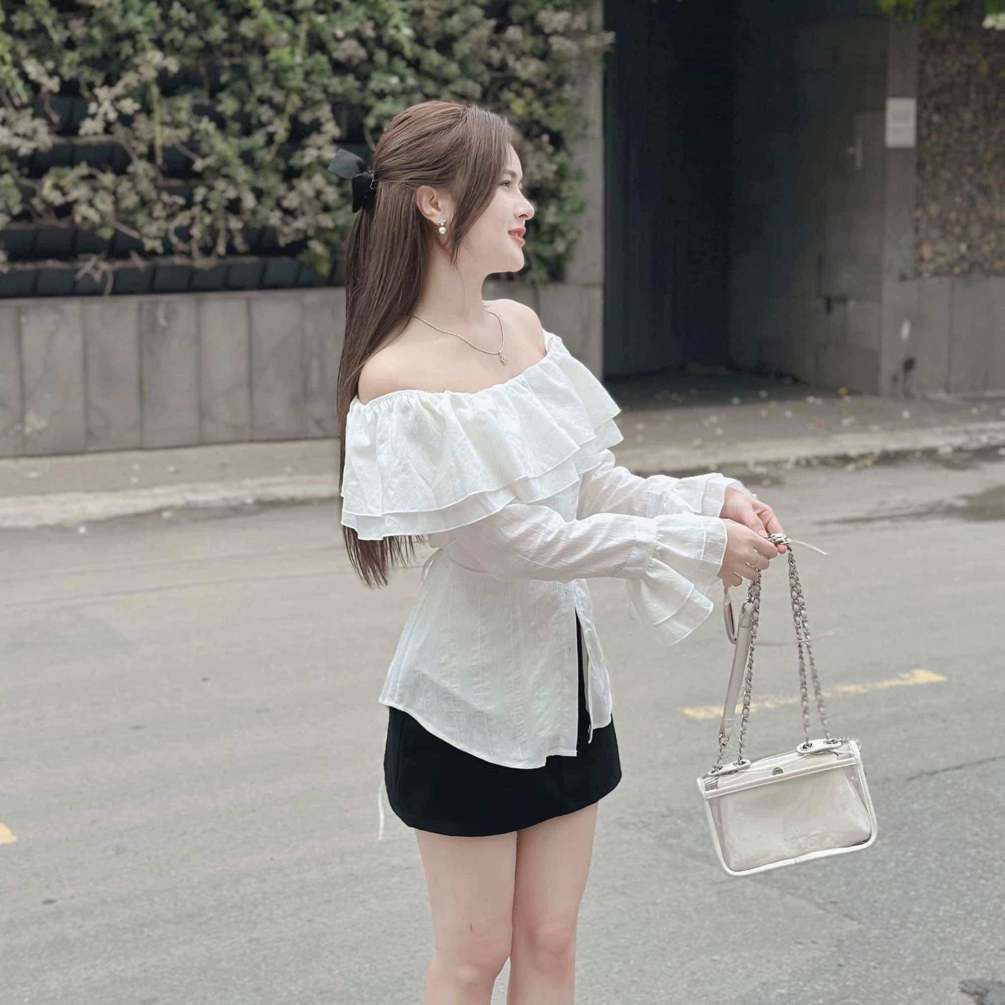 ÁO TRỄ VAI TAY DÀI BÈO TẦNG TD246