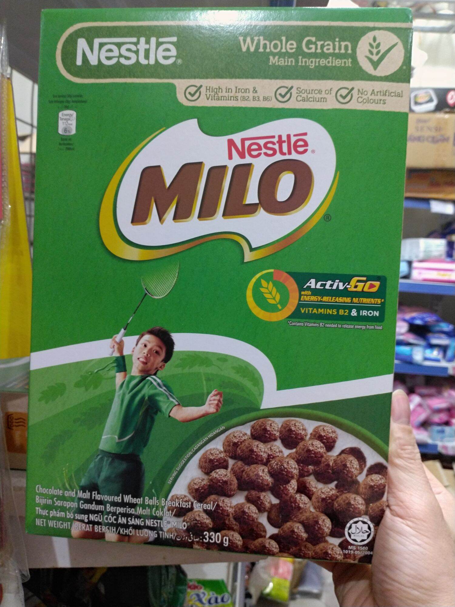 Ngũ cốc ăn sáng Milo hộp 330g