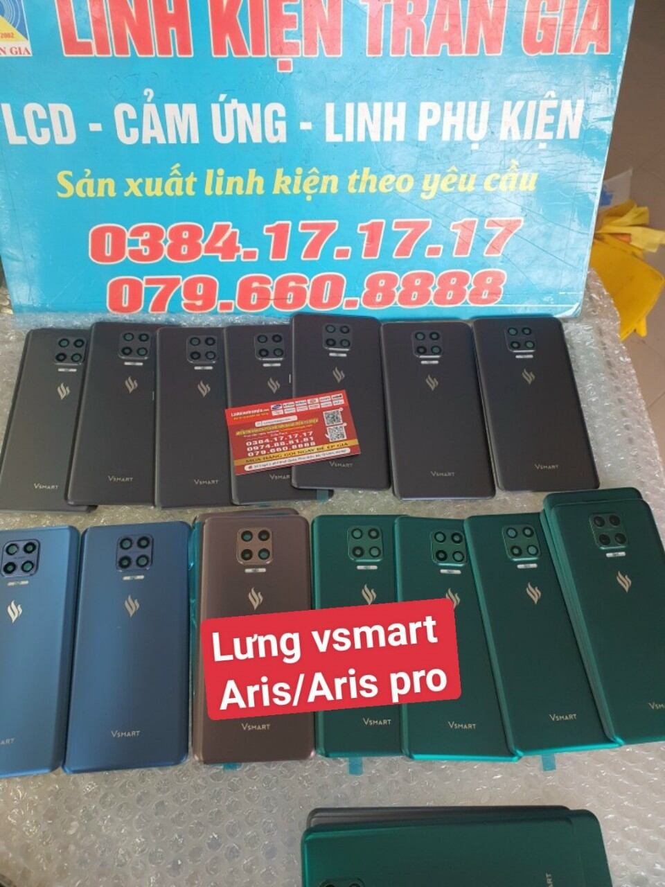 Lắp lưng vsmart Aris/Aris pro liền kính cam