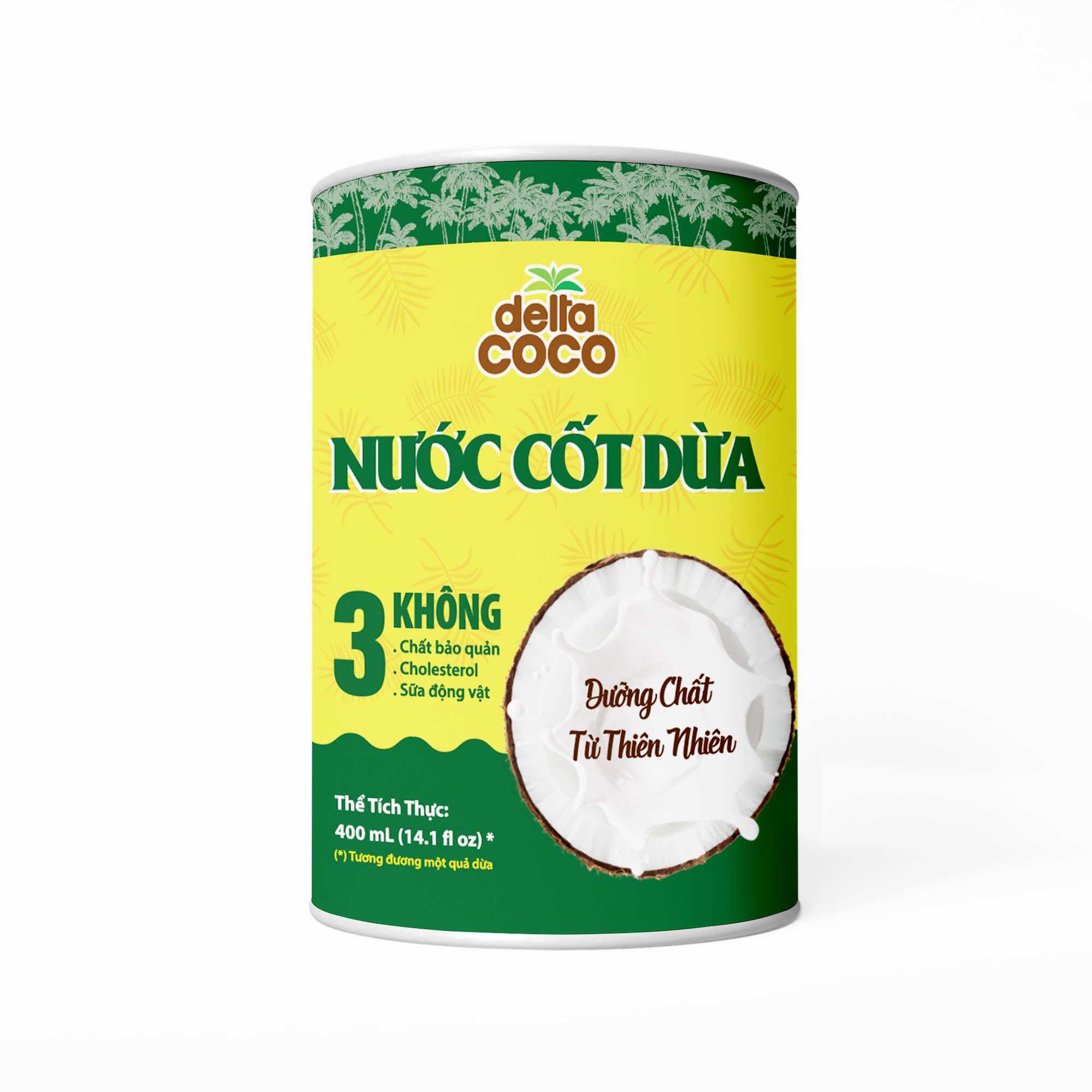 Nước Cốt Dừa Delta CoCo Lon 400ml Beinco