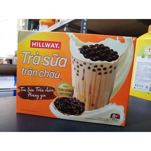 Hộp Trà Sữa Trân Châu Hillway 416g (8 Gói)
