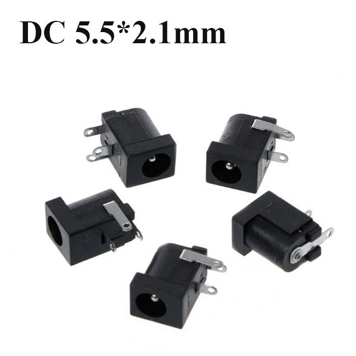 Jack nguồn dc 5.5x2.1mm hàn mạch