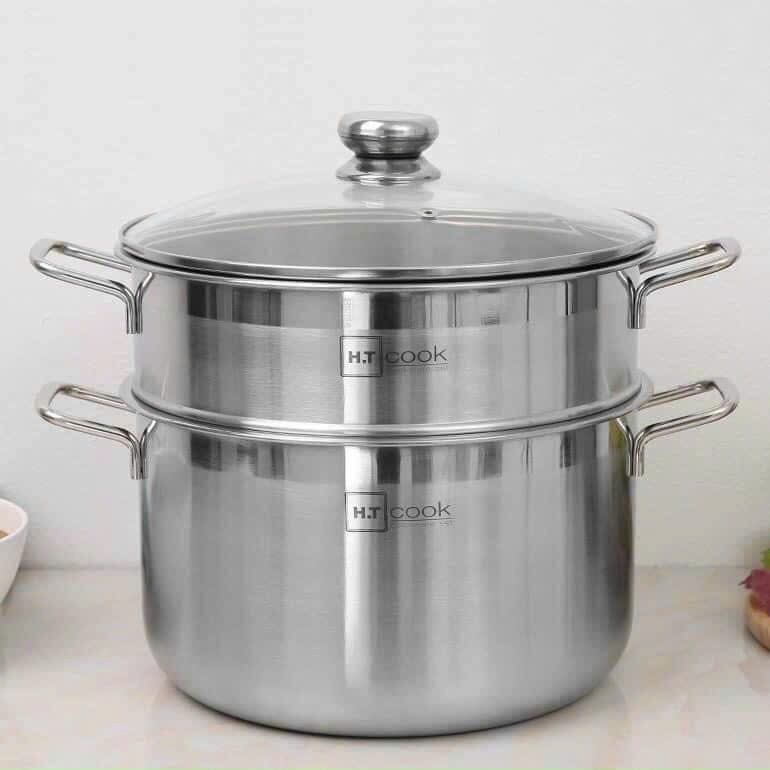 Xửng Inox hấp xôi 28cm
