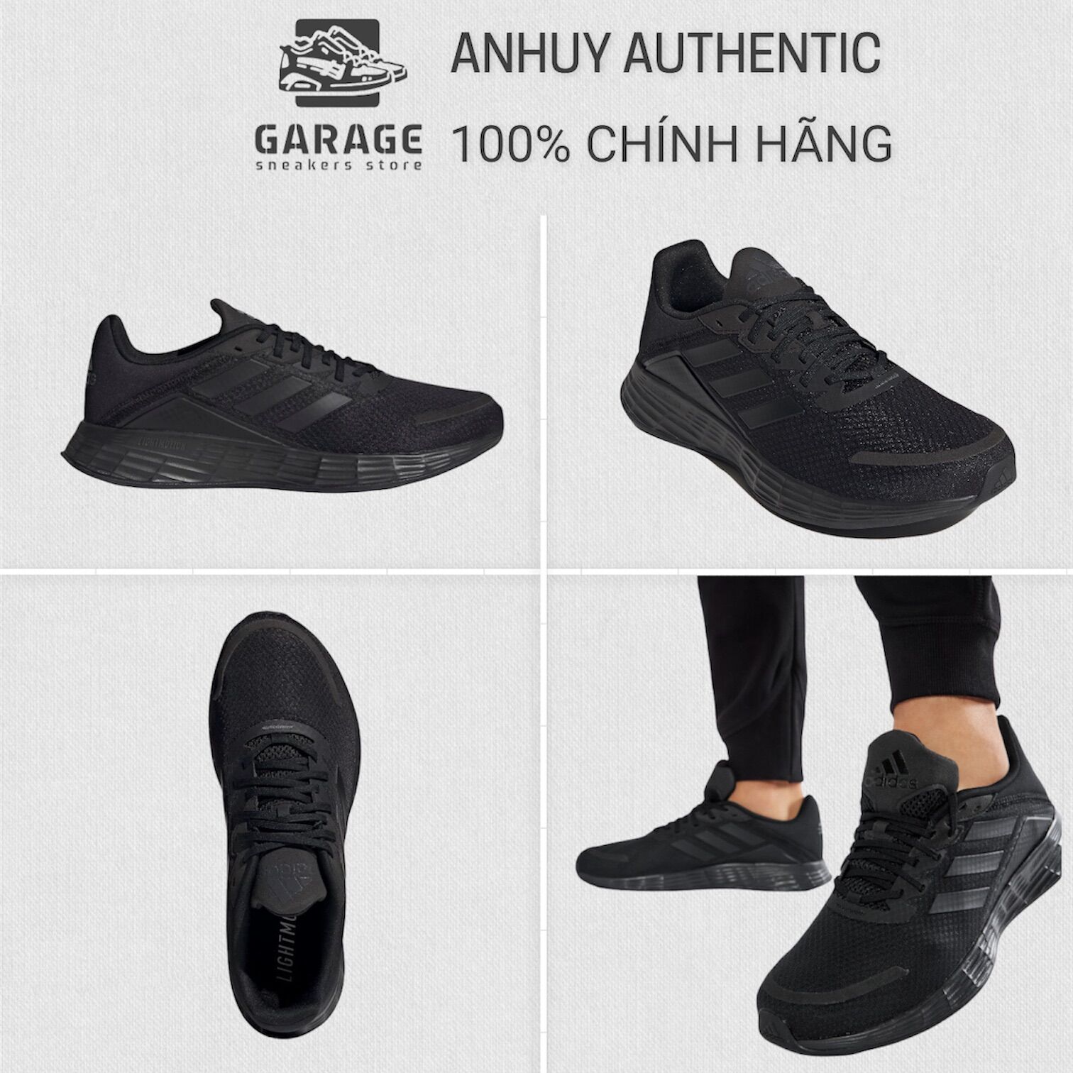 Giày Adidas Duramo SL Allblack