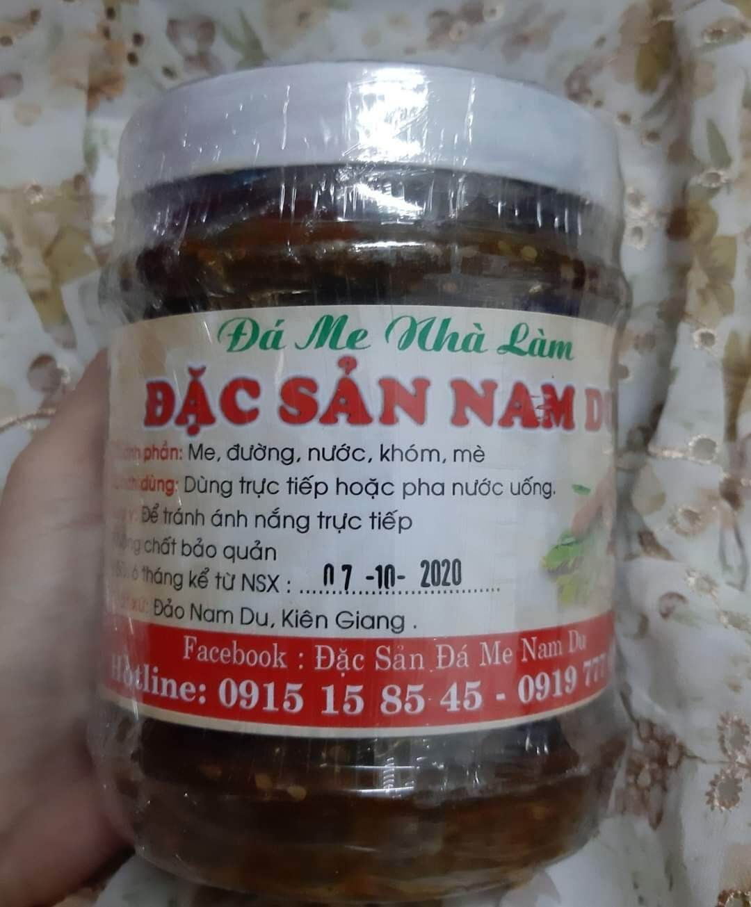 Đá me hạt cứng hộp 1kg - đá me nam du, đặc sản đảo nam du, kiên giang