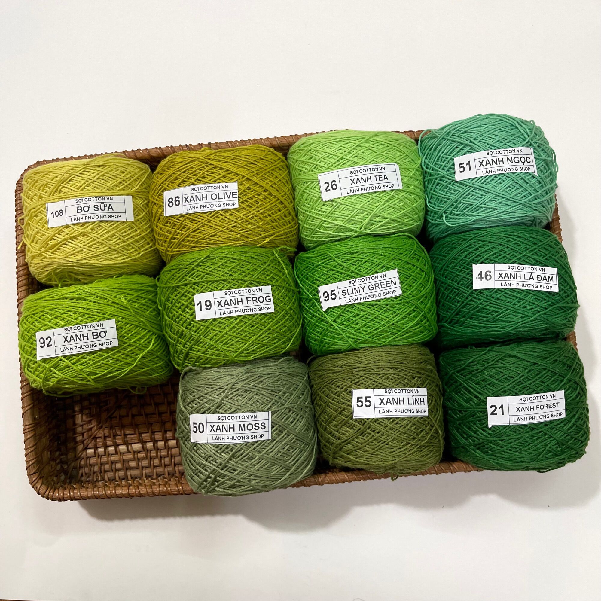 Sợi Cotton Việt Nam ( 100gr)