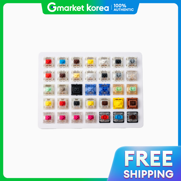 Keychron(KEYCHRON) | Keychron Gateron Premium Switch Tester Set 35Pcs - Thương hiệu Keychron Giá 850,250 Đồng*Miễn phí vận chuyển