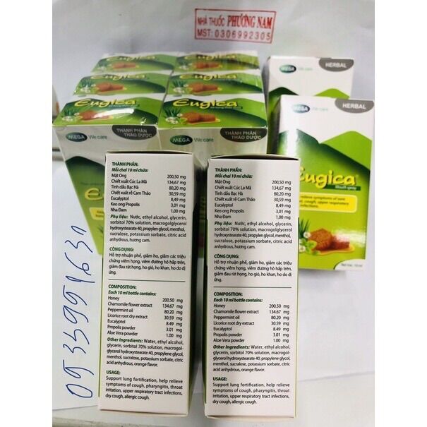 Xịt họng Eugica-chai 10ml