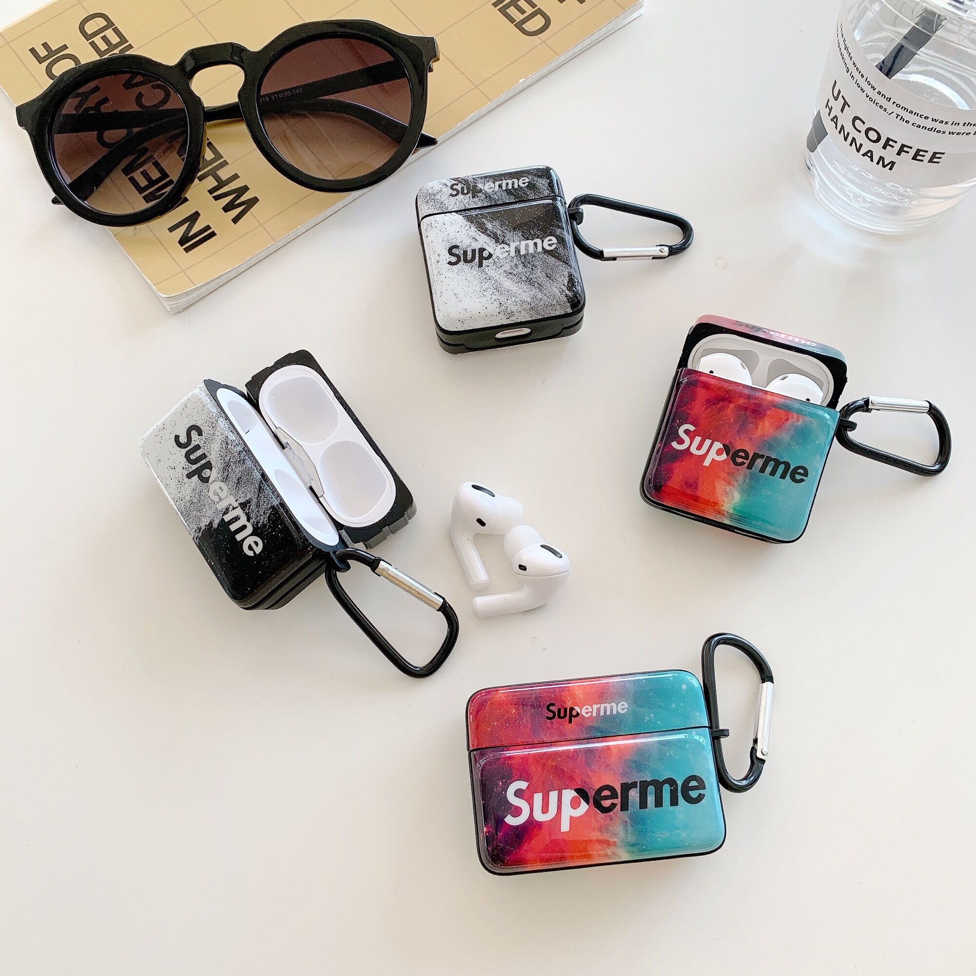 Case Airpods 1/2/pro Hình Hộp Supreme