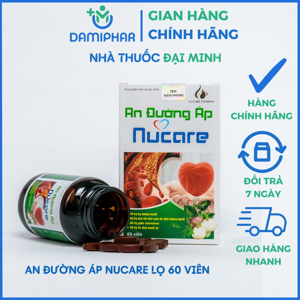 An đường áp nucare lọ 60 viên