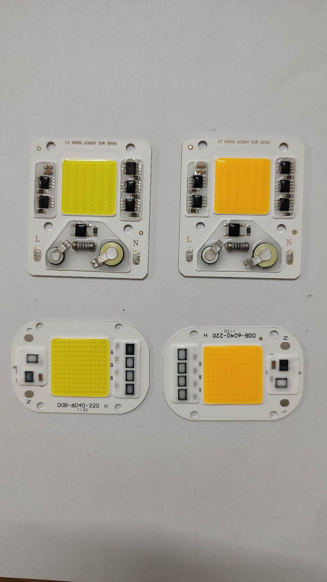 Chip led liền nguồn 220v,50w tặng keo tản nhiệt