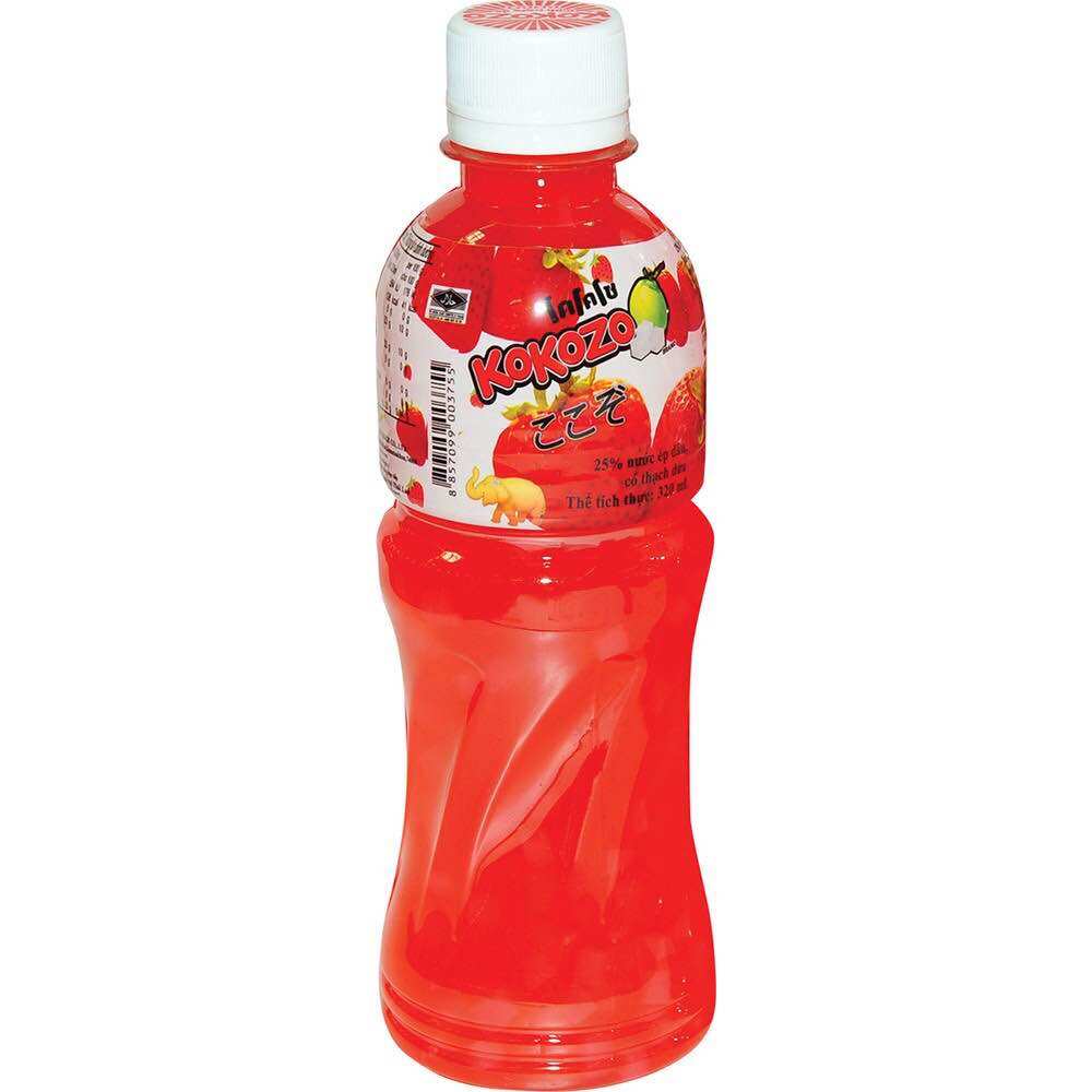 Nước Trái Cây Có Thạch Kokozo 320Ml (Thái Lan) Có Đủ Vị