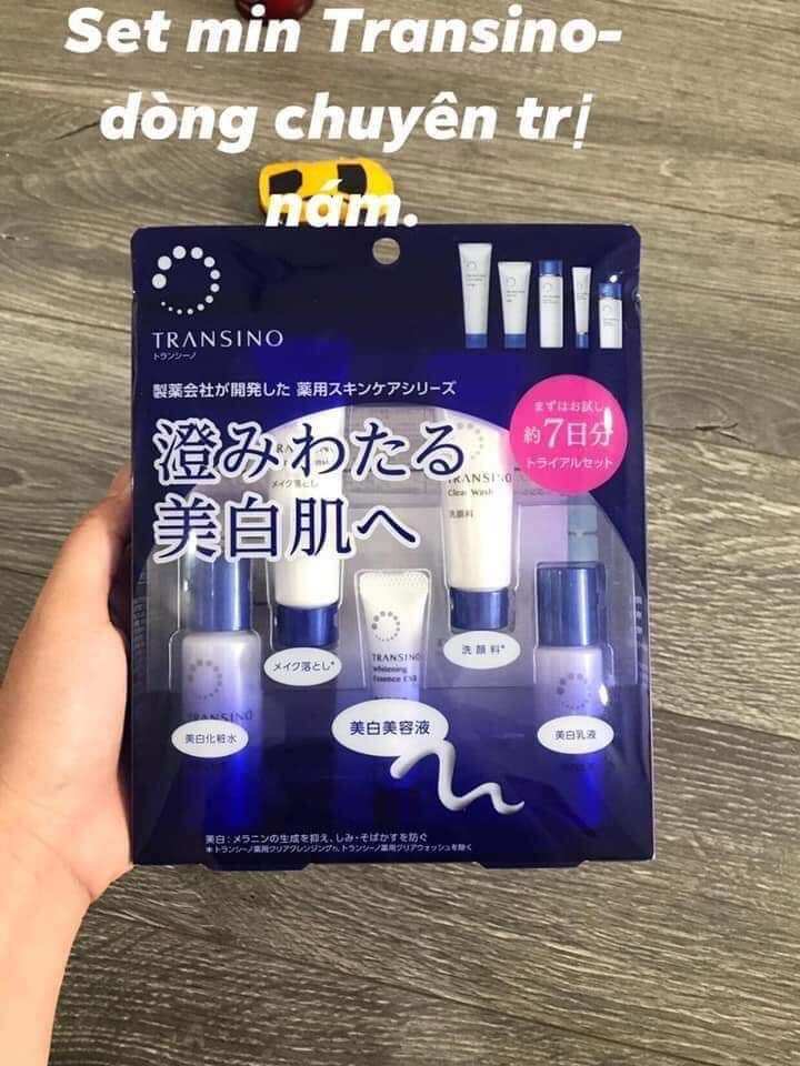 Set mini Transino mờ nám, sạch nám, trắng da Chính Hãng Chuẩn Nội địa