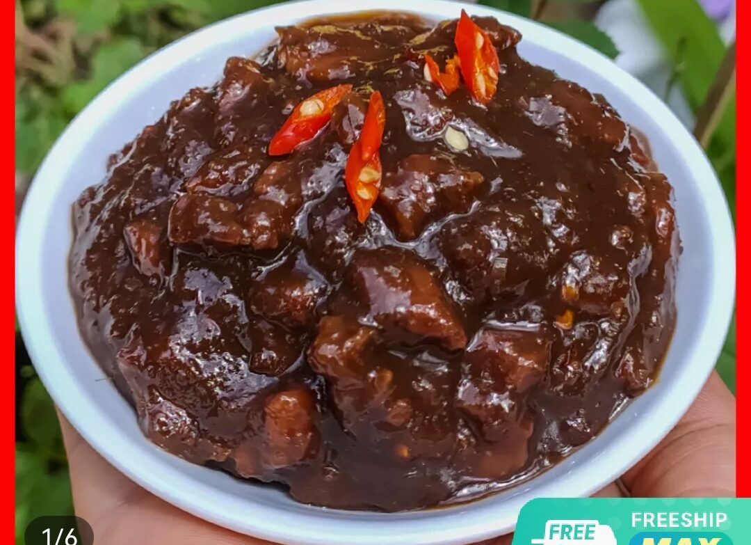 1KG MẮM RUỐC XÀO THỊT ba rọi, vai(ĐẶC SẢN HUẾ)