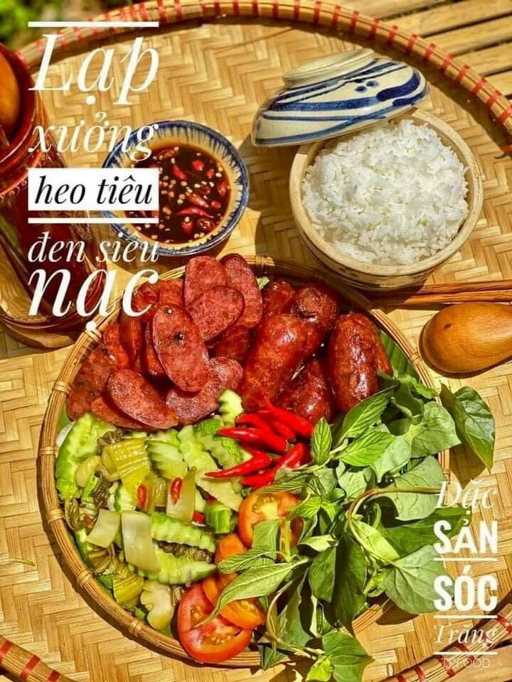 500g lạp xưởng heo tiêu đen