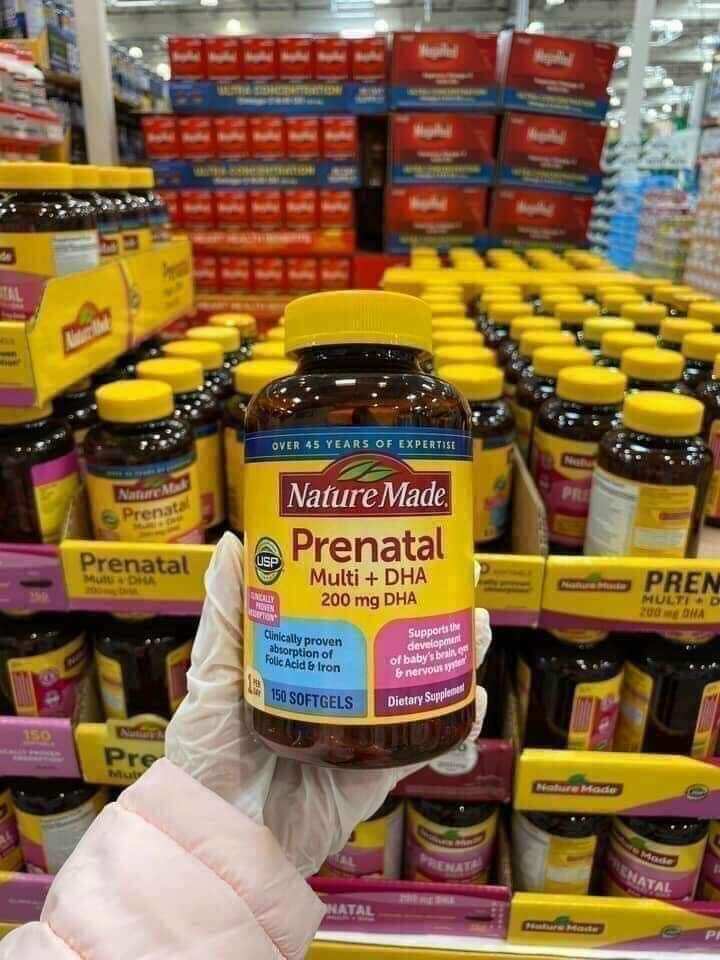 Bổ Bầu  DHA Prenatal của Mỹ 150
