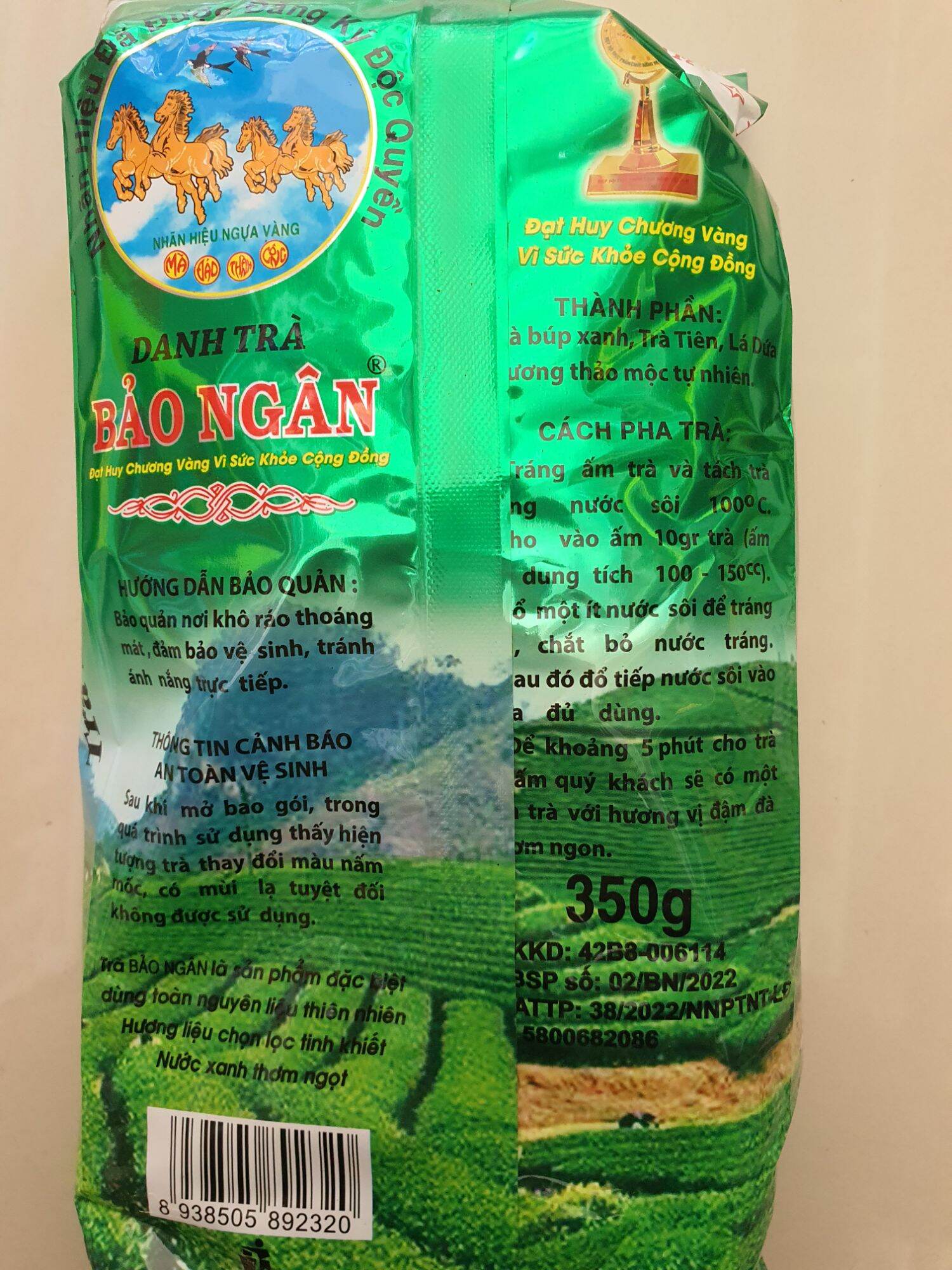 TRÀ SÂM DỨA BẢO NGÂN GÓI 350G