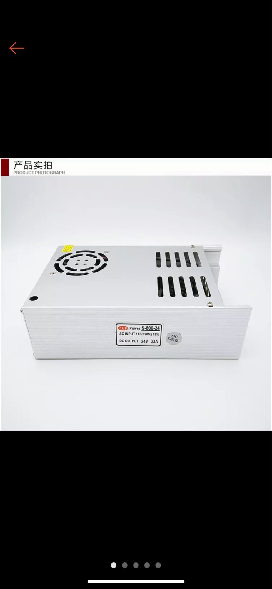 Nguồn xung 24v công suất 25a 600w