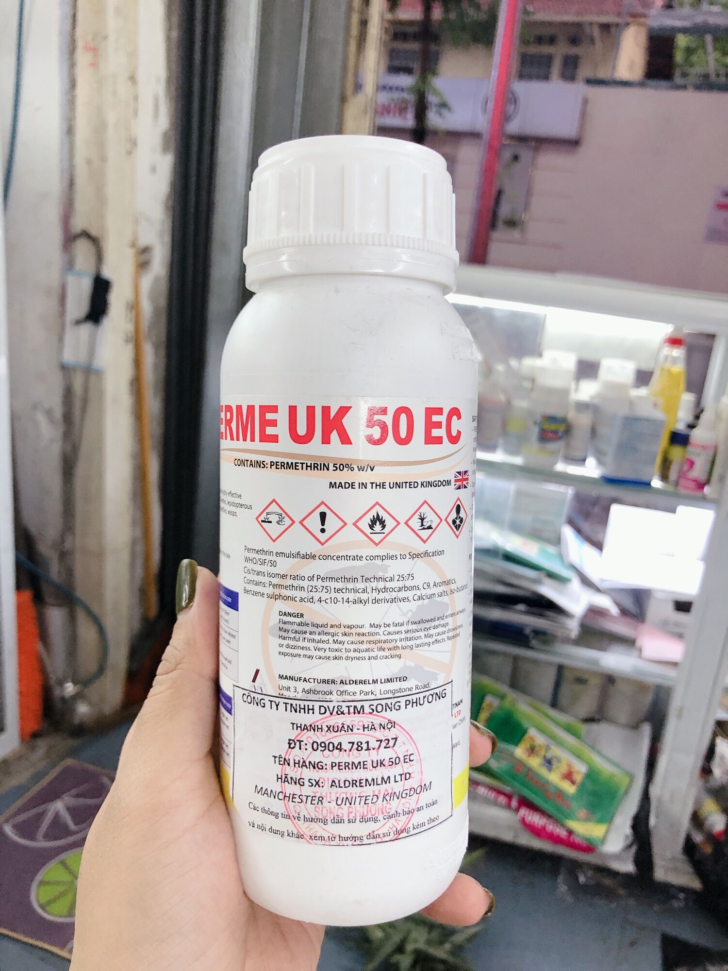 Chế phẩm diệt muỗi PERME UK 50EC - 500ml