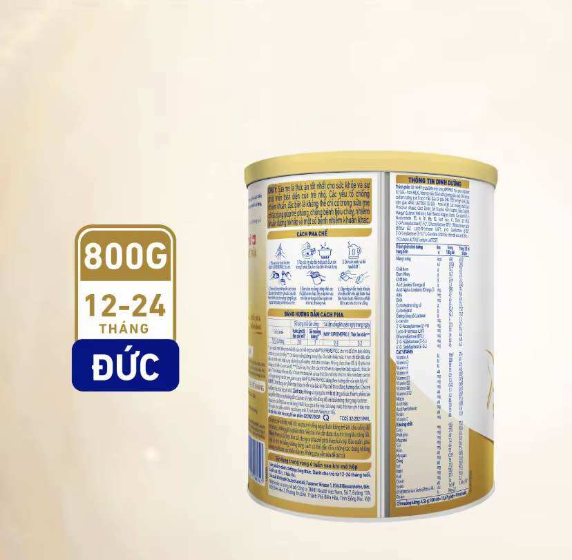 Sữa Bột Nestle Nan Supreme PRO 2 - Hộp 800g