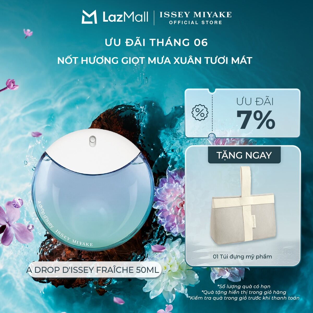 Nước hoa nữ Issey Miyake A Drop D'Issey Eau De Parfum Fraiche 50ml