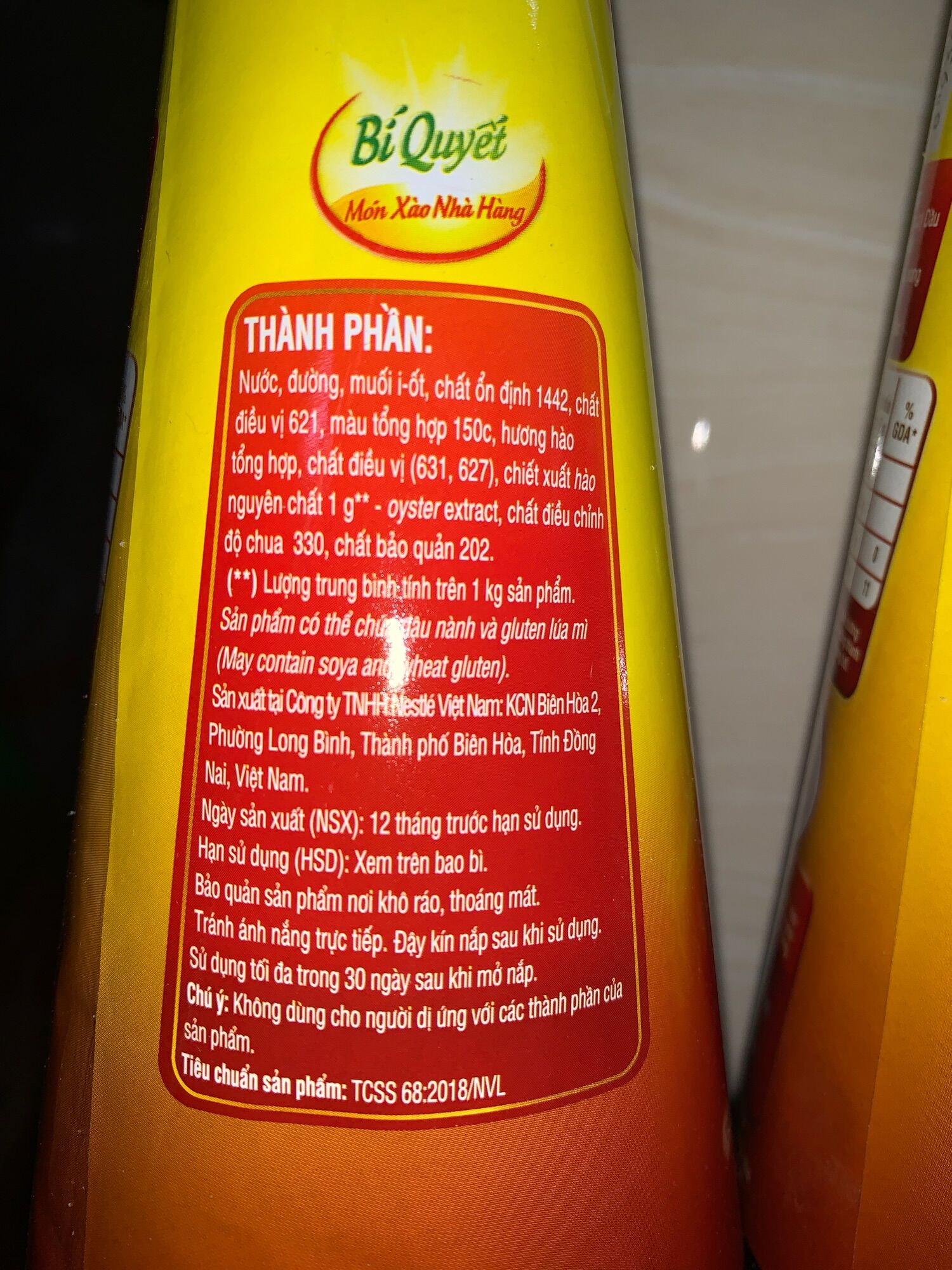 Dầu hào MAGGI 1.2 kh