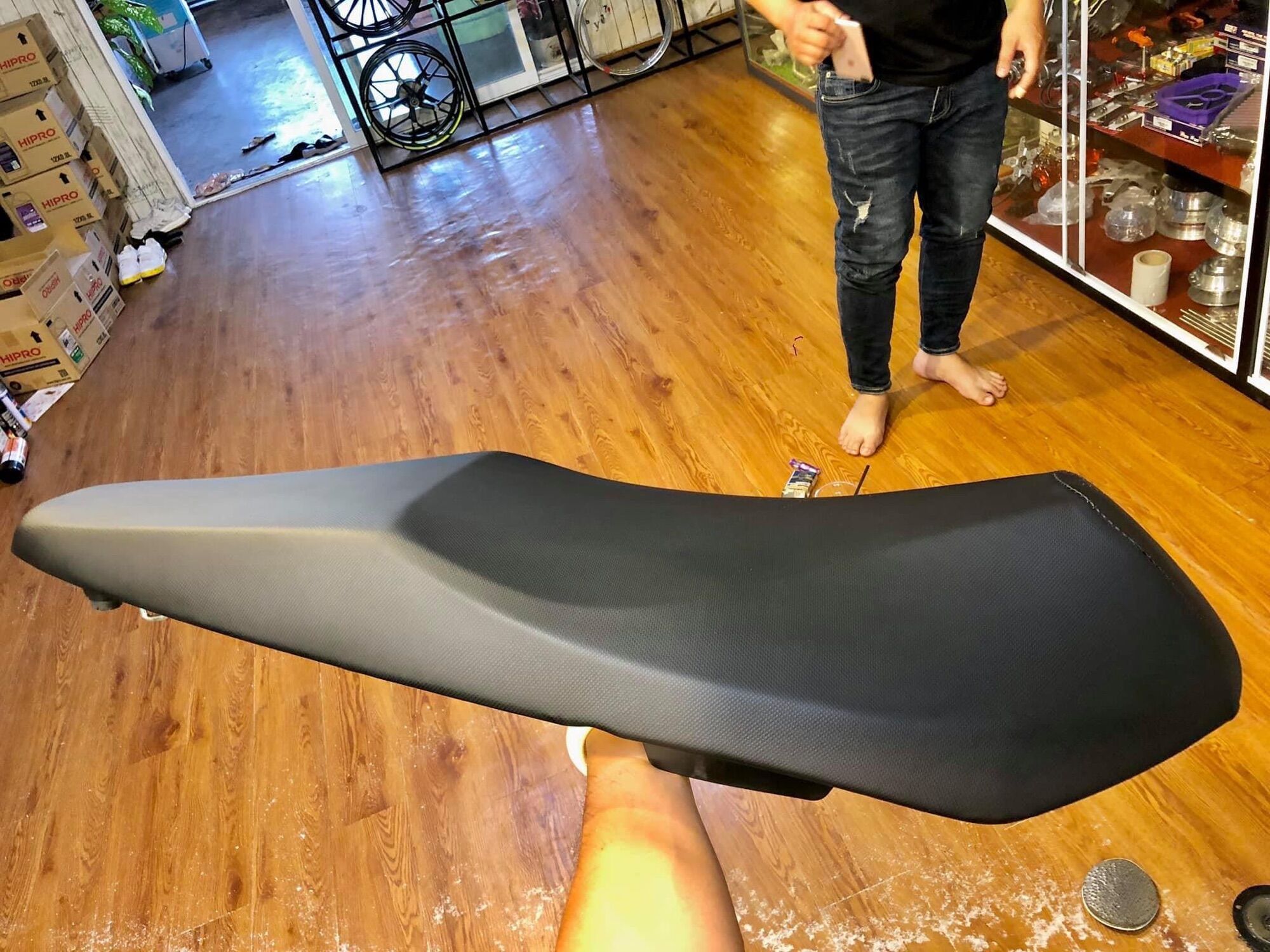 Combo Mút gọt 2 tầng + da yên 3D xw Ab 125 “ Bao êm “ các đời