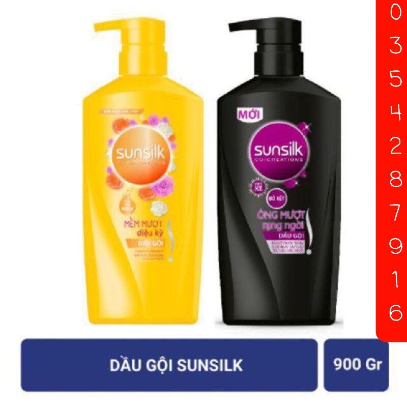Dầu gội SUNSILK 900g