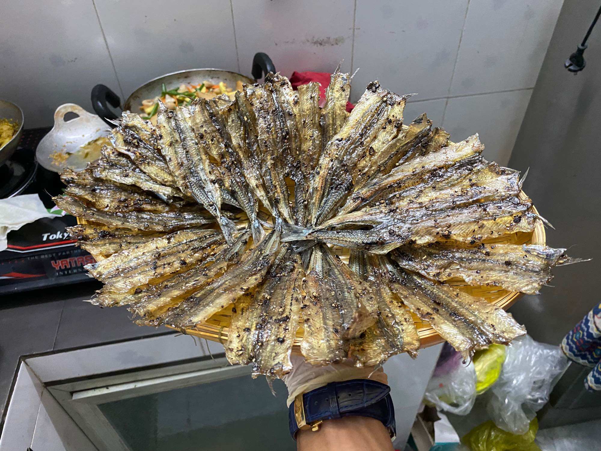 KHÔ CÁ SUỐT ƯỚP TIÊU ĐƯỜNG