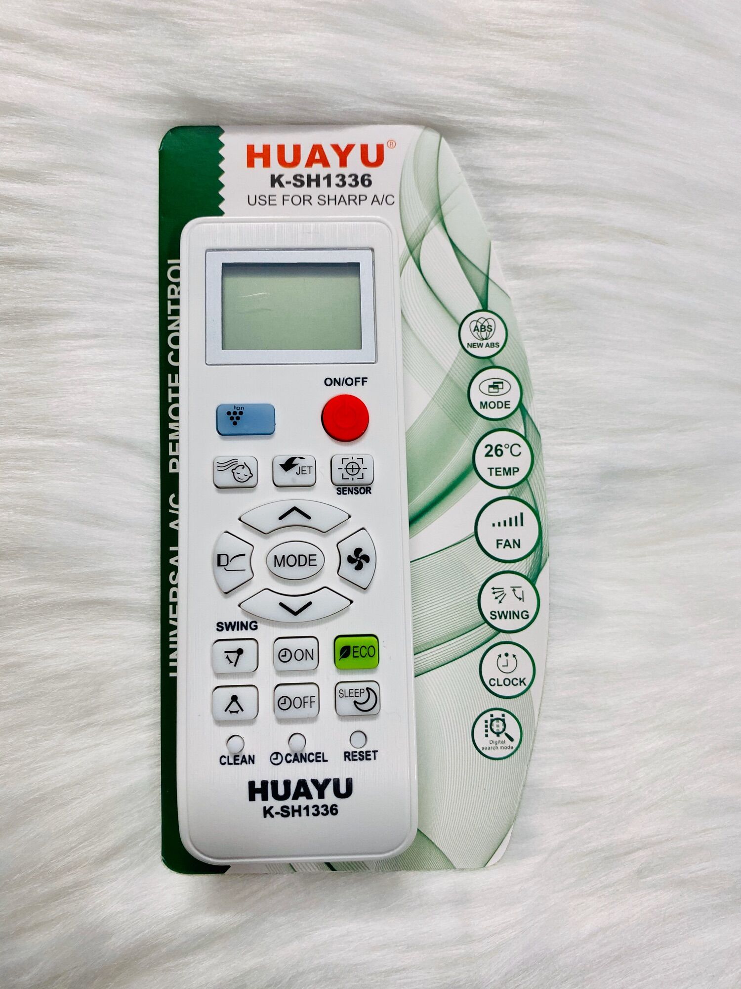 Remote điều khiển điều hoà máy lạnh sharp đa năng k-sh1336