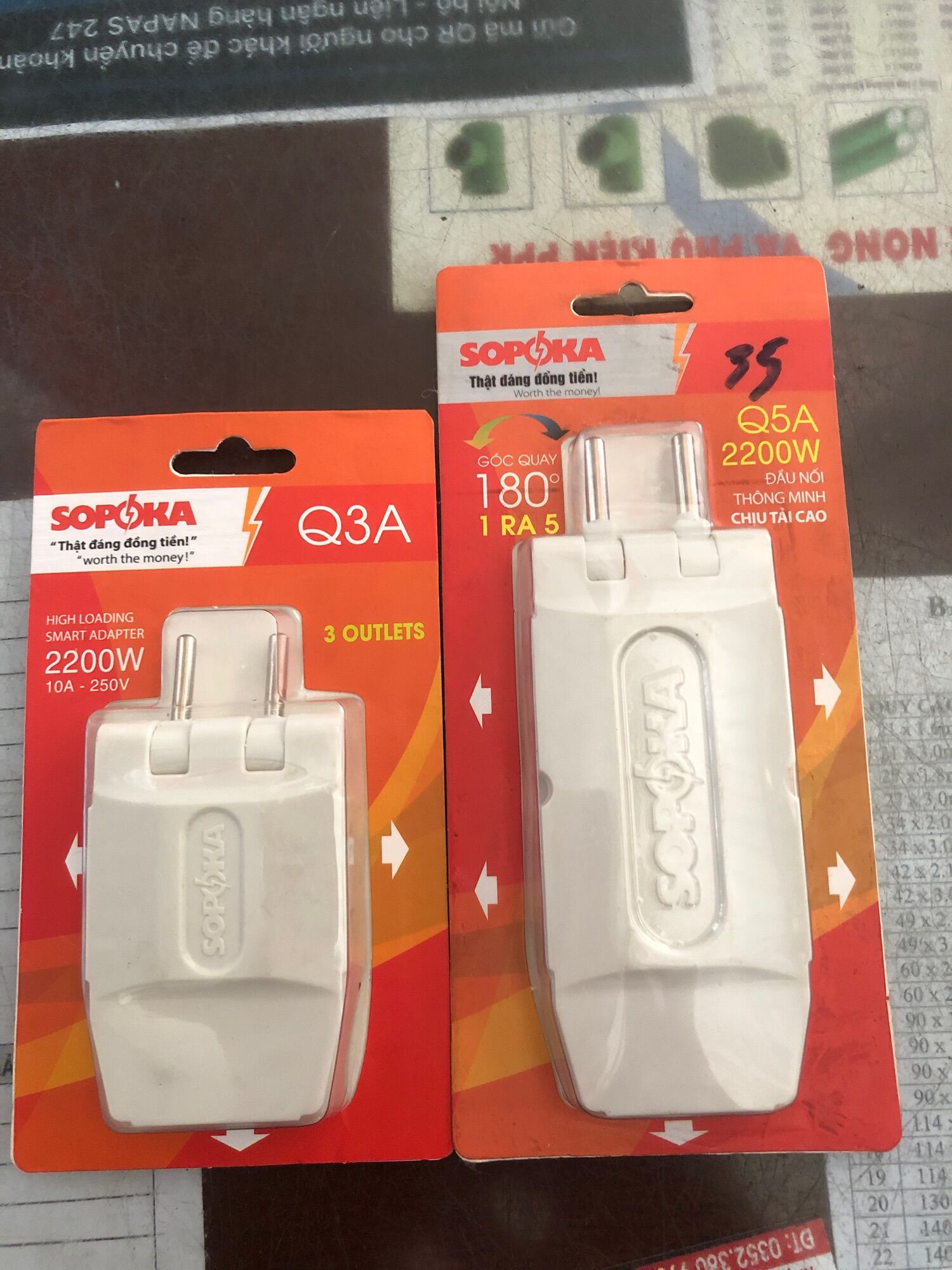 Chia Ổ cắm ( 1 ra 3 1 ra 5 )