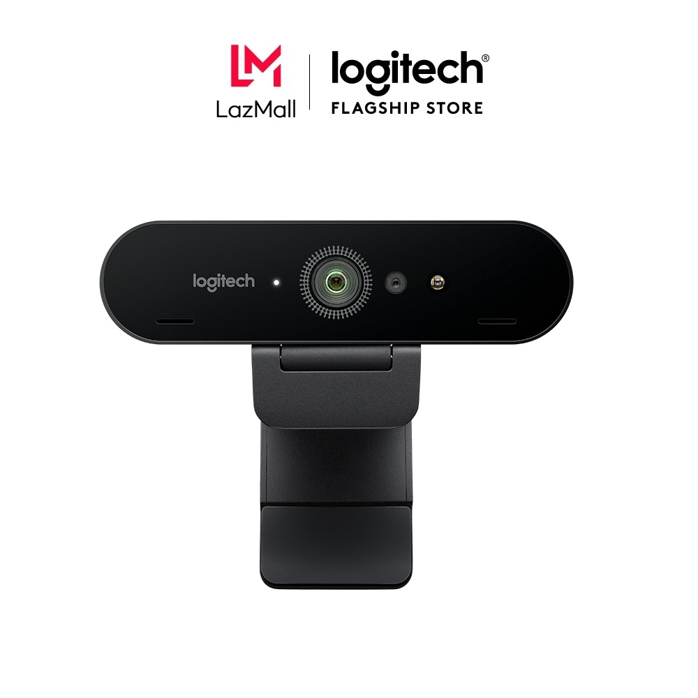 Webcam Logitech BRIO - 4K Ultra HD, tự động chỉnh sáng & lấy nét, mic kép to rõ loại bỏ tiếng ồn, góc rộng 78o