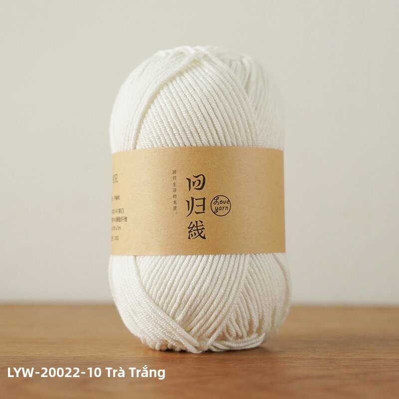 LOVEYARN | Sợi Bông Cotton Cho Bé 5 Sợi Trung Bình