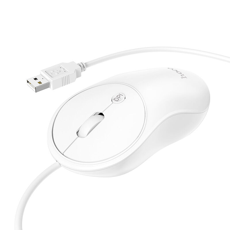hoco gm13 Chuột máy tính có dây Business wired Mouse
