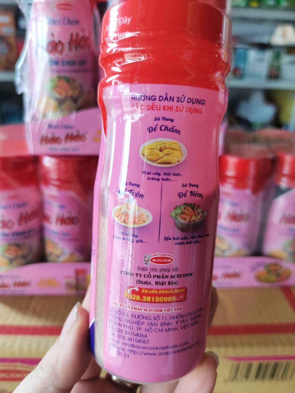 MUỐI CHẤM HẢO HẢO ( 24 lọ ×120 g)