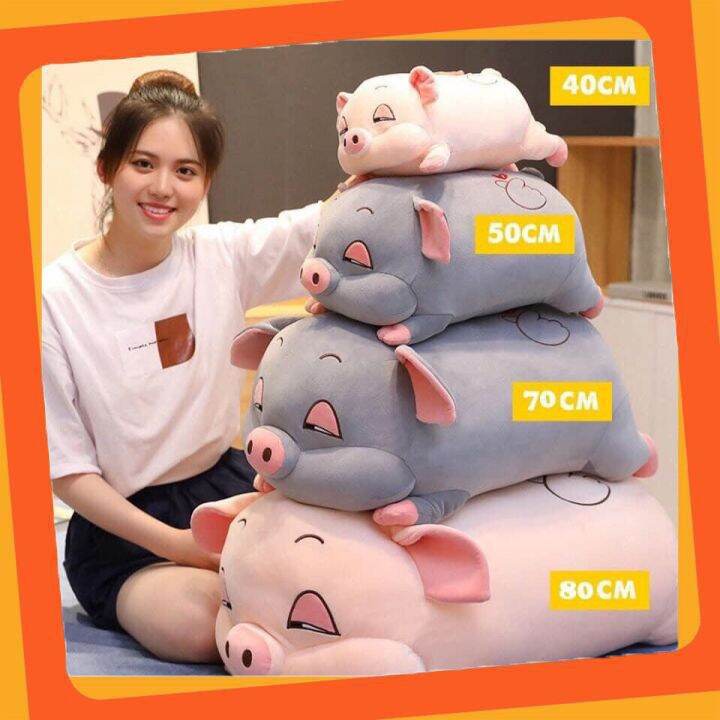 Gấu Bông Heo Hồng Xám Siêu Rẻ (223*)