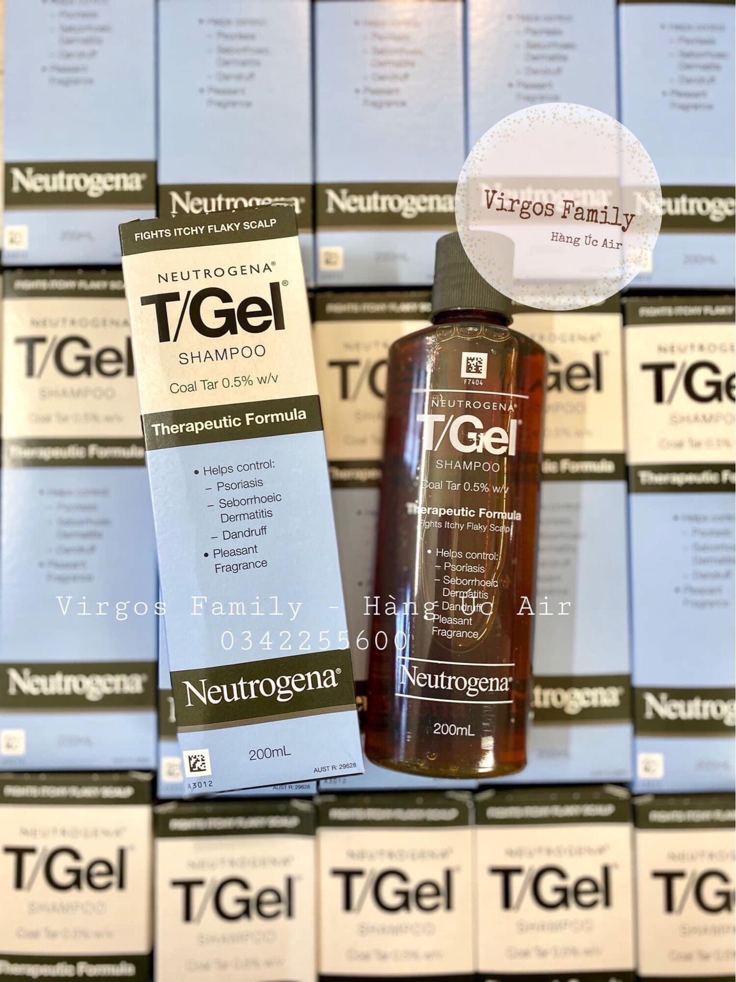 Dầu gội giảm gàu Neutrogena TGel Shampoo 200ml