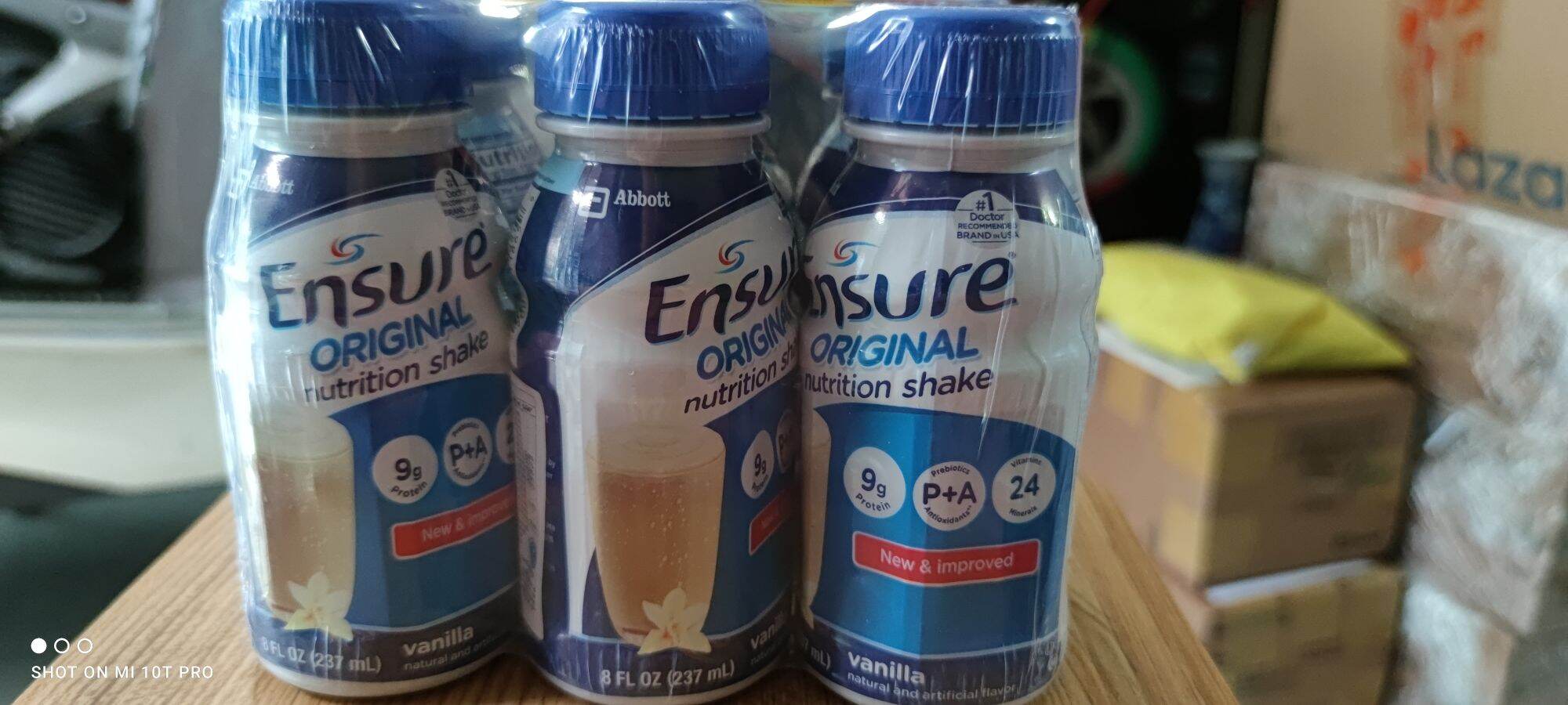 [Date 07/2023] Lốc 6 chai sữa Ensure Vani 237ml/ chai