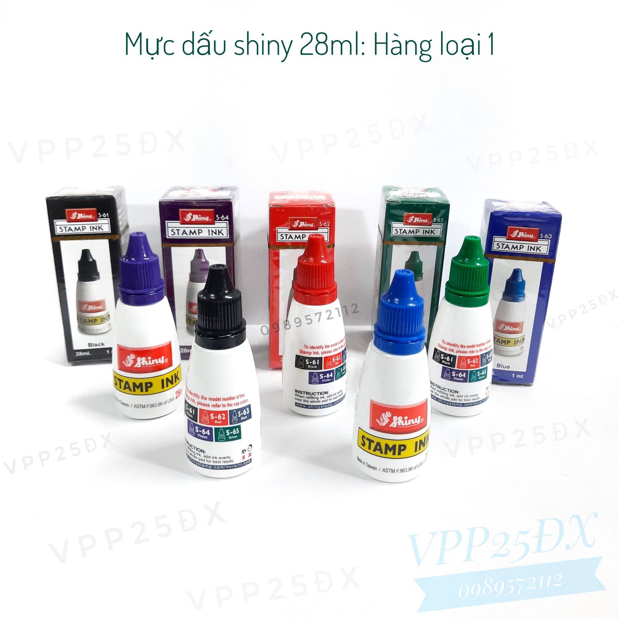 Mực dấu shiny 28ml (1 lọ).