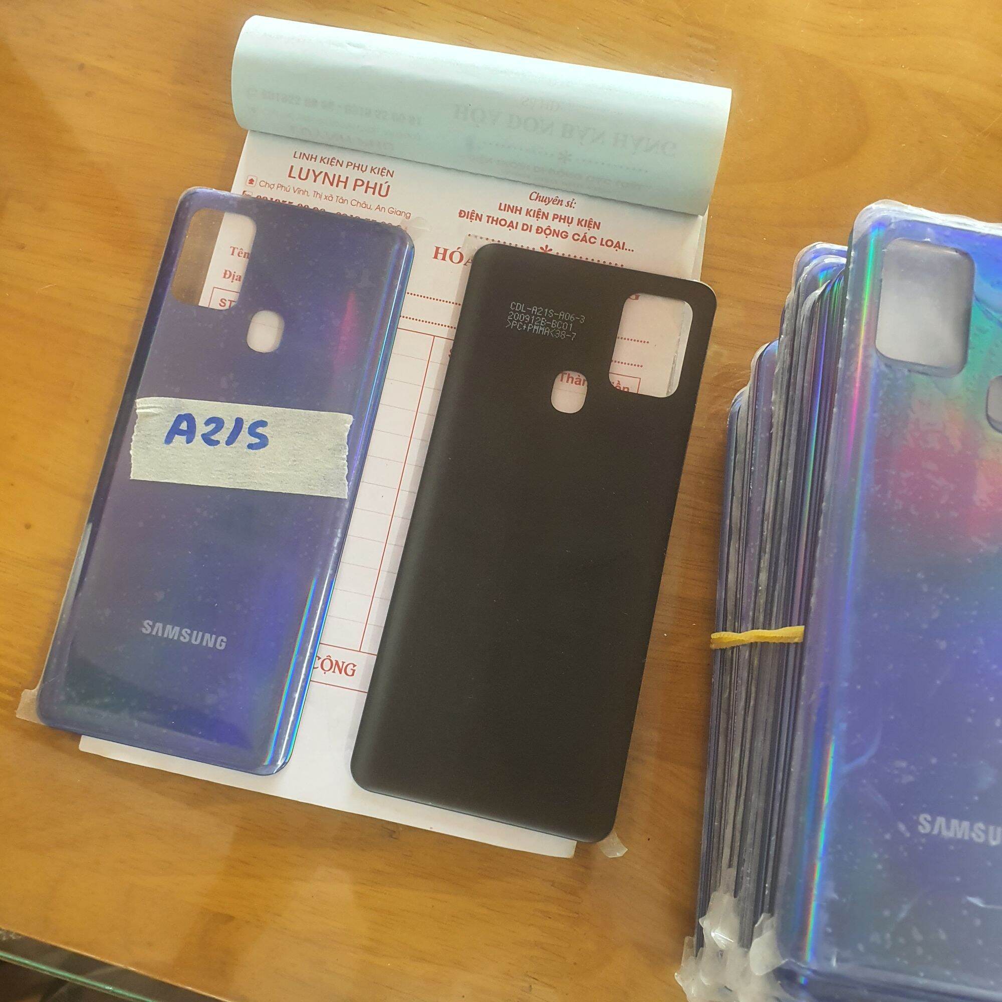 Nắp lưng Samsung A21s bao test